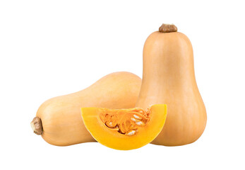 butternut squash isolated on  transparent png