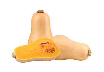 butternut squash isolated on  transparent png