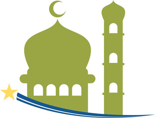 Islamic Mosque Logo Vector