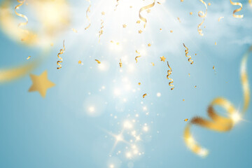 	
Illustration of falling confetti on a transparent background.
