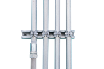 Network electric cable with metal flex pipe isolated cutout PNG. Installation of electrical wiring. Electrical cable system installation. With screws, nuts, wall mounting, safety concept good manage