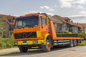 Flatbed Recovery Vehicle