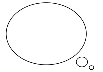 シンプルな吹き出し1-1