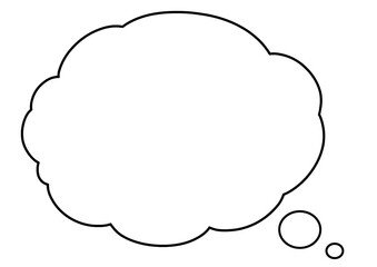 シンプルな吹き出し2-1