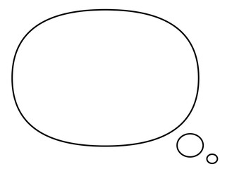 シンプルな吹き出し3-1