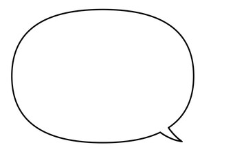 シンプルな吹き出し3-2