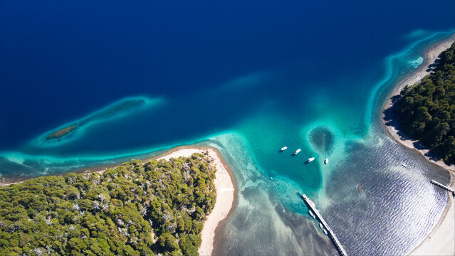 Bah&iacute;a Mansa, Lago Nahuel Huapi, Villa La Angostura, Neuqu&eacute;n, Patagonia, Argentina