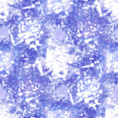 Seamless pattern with abstract tie dye blue color effect