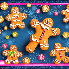 Fototapeta premium Weihnachtsgebäck