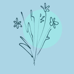 flower in the sky