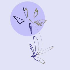 hand drawn flowers