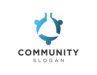 Logo about Community on a white background. created using the CorelDraw application.