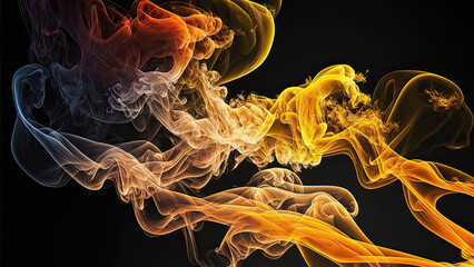 Swirling Smoke Background
