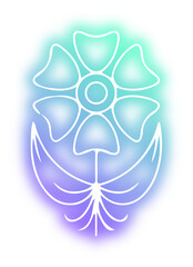 Collection of Flower neon