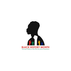 vector illustration for black history month