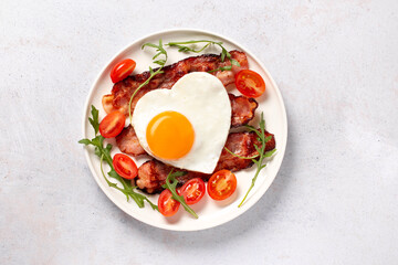 Breakfast for husband or boyfriend on Valentines or Fathers Day
