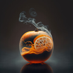 Orange Fruit Generative AI Photograph
