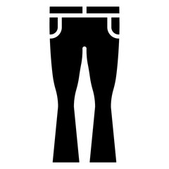 bell bottoms jeans illustration