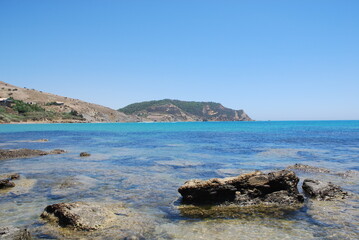 paysage mer et rocher