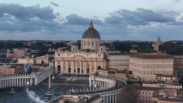 Basilica di San Pietro in Vaticano
Vista aerea di drone