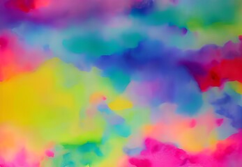 Obraz na płótnie Canvas Generative AI,full frame shot of multi colored abstract background