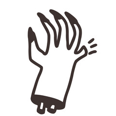 Obraz premium Hand Zombie Spooky