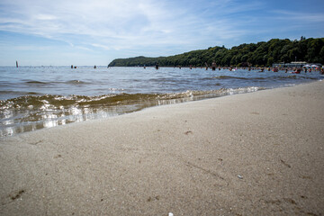 Fototapeta na wymiar plaża nad morzem