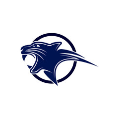 Panther head logo icon vector design