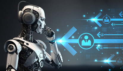 People are moving toward artificial intelligence applications. Learn to command a robot. find answers and make replacements With modern technology, fast network connection covers the whole world.