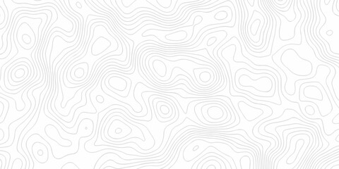 Topographic map. Geographic mountain relief. Abstract lines background. Contour maps. Vector illustration, Topo contour map on white background, Topographic contour lines vector map seamless pattern.