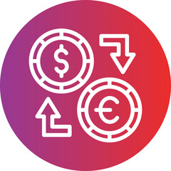 Obraz premium Money Exchange Icon Style