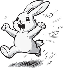 Running rabbit