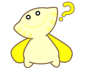 黄色の餃子モチーフの魔獣