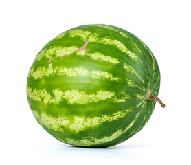 Watermelon isolated on white background. File contains a path to isolation.