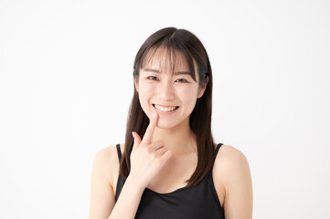 Fototapeta premium 綺麗な歯並びの女性 ビューティーイメージ