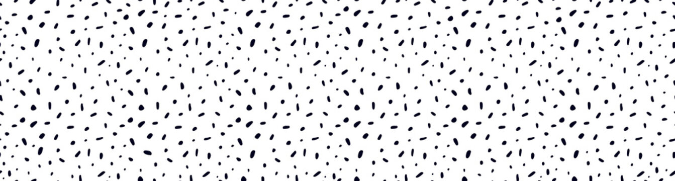 Polka dots or bullet journal texture. Seamless monochrome pattern. Dotted background. Soft abstract geometric pattern.