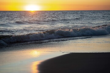 Atardecer en la playa