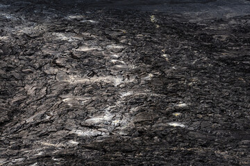 Stony terrain covered with water