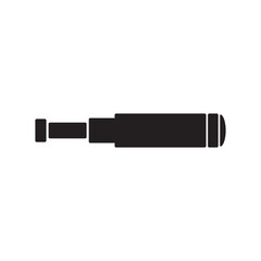 telescope on a tripod, telescope icon illustration, telescope vector illustration