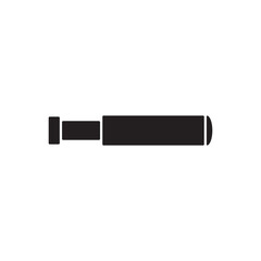 telescope on a tripod, telescope icon illustration, telescope vector illustration