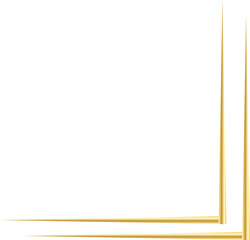 Obraz premium gold line border frame decoration