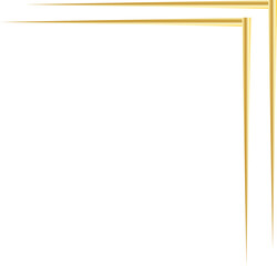 gold line border frame decoration