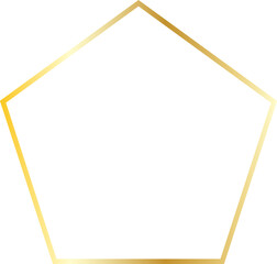 gold line border frame decoration