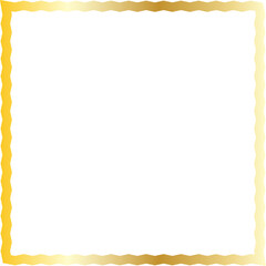 gold line border frame decoration