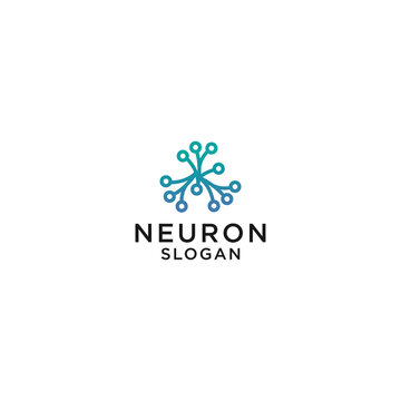 Neuron Neuron logo design icon template