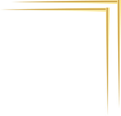 Obraz premium gold line border frame decoration