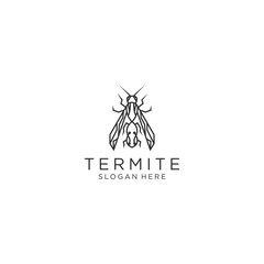 Termite logo icon. Vector Illustration