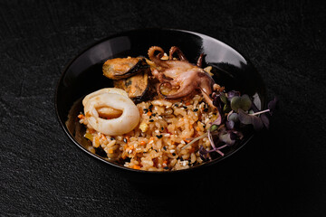 Fried Rice or Kao Pad Sapparod. Kao Pad Sapparod is a Thai Cuisine dish. Thailand meal. Asian Food.