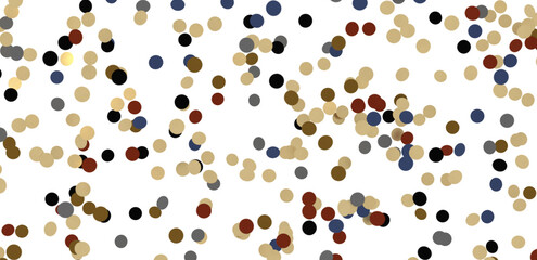  Colorful confetti on white background  - in 3d png