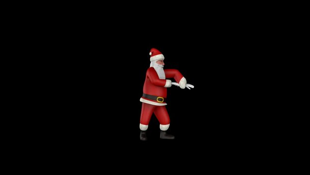 Santa Christmas Dancing Video Animation